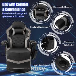 Massage Video Gaming Recliner Chair Ergonomic High Back Office Chair withFootrest