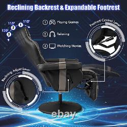 Massage Video Gaming Recliner Chair Ergonomic High Back Office Chair withFootrest