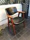 Midcentury Modern Danish Leather Chair Designed By Kirkegaard