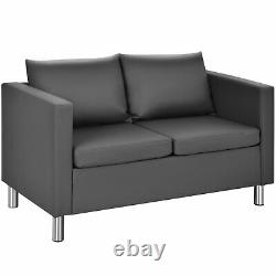 Modern Double Seat Sofa Loveseat 2 Seater Chair Sofa Couch Lounge Home Office