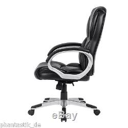 Modern Ergonomic Leather Computer Executive Office Desk Chair Adjustable Swivel