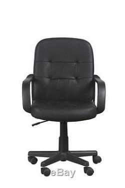 Modern Office Executive Chair PU Leather Computer Desk Task Soft Seat Padded
