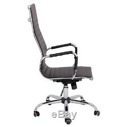Modern Pu Leather Ergonomic High Back Executive Office Chair Sport Computer Desk