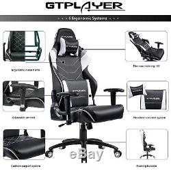 Music Gaming Chair with Bluetooth Speakers Audio Racing Chair Multi-Function