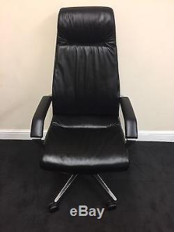 NEW Condition Pledge Zante High-Back Leather Executive Office Chair RRP£1170