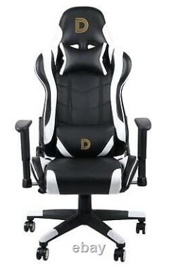 NEW Racing Swivel Office Gaming Computer Chair Mesh Bucket PU Leather Heavy Duty
