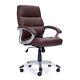 Nautilus Designs Greenwich High Back Leather Effect Executive Office Chair With