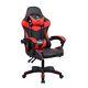Neo Faux Leather Sport Racing Gaming Office Lumbar Headrest Footrest Chair