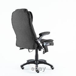 Neo Leather Fabric Home Office Reclining Padded Height Massage Swivel Chair