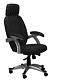 New Alphason Bentley High Back Soft Leather Office Executive Chair Black