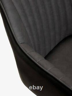 New Brooks Leather Office Chair, Charcoal John Lewis & Partners RRP £179