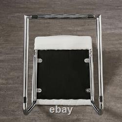 New Dining Chairs 2/4 Leather Modern Chairs Seat Office Furniture Grey White Uk