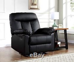 New Luxury Deluxe Nero Black or Brown Home Office Study Gaming Recliner Chair
