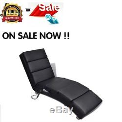 New Massage Leather Chair Electric Office Reclining Black Living Room Artificial