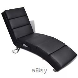 New Massage Leather Chair Electric Office Reclining Black Living Room Artificial