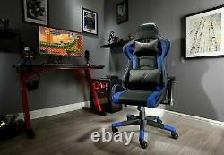 New X Rocker Alpha eSports Ergonomic Office Gaming Chair Blue-GO94