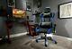 New X Rocker Alpha Esports Ergonomic Office Gaming Chair Blue-go94
