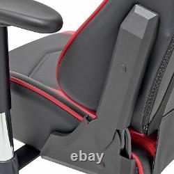 New X-Rocker Height Adjustable Alpha Office Gaming Chair Black and Red -GO99
