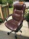 Northland Brown Leather Executive Home Office Chair