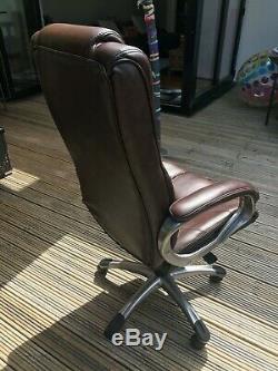 Northland Brown Leather Executive Home office chair
