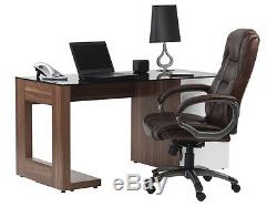 Northland Executive Office Chair High Backed Real Soft Leather Brown