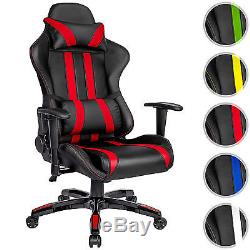 Office Chair Executive Racing Gaming Car Seat Back Support Faux Leather