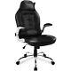 Office Chair Computer Desk Massage Pu Leather Swivel Adjustable Executive Gaming