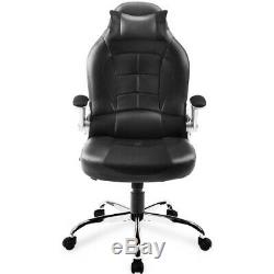 Office Chair Computer Desk Massage PU Leather Swivel Adjustable Executive Gaming