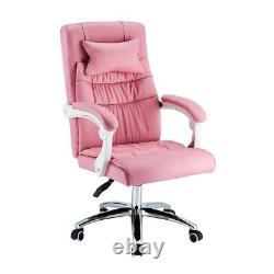 Office Chair Computer Desk Swivel Chair Gaming Cahir Padded Seat Chair for Lady