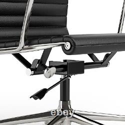 Office Chair Executive Chair Ergonomic Genuine Leather Computer Desk Task Seat