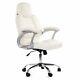 Office Chair Executive Computer Desk Adjustable Armrest Faux Leather Swivel New