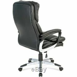 Office Chair Executive Racing Gaming Adjustable Swivel Recliner Leather Computer