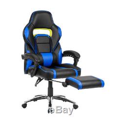 Office Chair Executive Racing Gaming Swivel Faux Leather Sport Computer Desk Uk