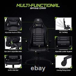 Office Chair Executive Racing Gaming Swivel PU Leather Sport Computer Desk Chair