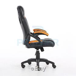 Office Chair Executive Racing Gaming Swivel Pu Leather Sport Computer Desk