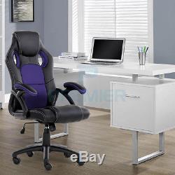 Office Chair Executive Racing Gaming Swivel Pu Leather Sport Computer Desk