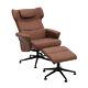 Office Chair Gaming Computer Desk Swivel Recliner Leather Armchair And Footstool