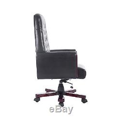 Office Chair Luxury Executive High Back PU Leather Swivel Computer PC Seat Desk
