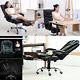 Office Chair Luxury Leather Computer Gaming Swivel Recliner Executiv Footrest Uk