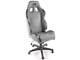 Office Chair Sports Bucket Seat Grey Faux Leather Garage Home Workshop