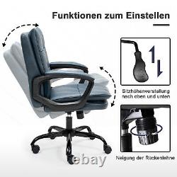 Office Chair for Home, Ergonomic Desk Chair with Double Padded Backrest