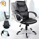 Office Computer Desk Chair Pu Leather Swivel Home Adjustable Executive Gaming Uk