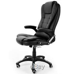 Office Desk Chair Racing Gaming PU Leather Adjustable Swivel Executive Computer