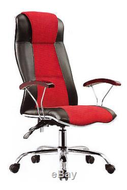 Office Desk Racing Gaming Chair Adjustable Leather Swivel High Back For Comfort