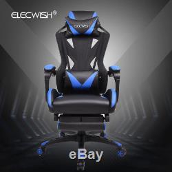 Office Gaming Chair Computer Sport Desk Seat Swivel Adjustable High Back Leather