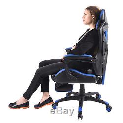 Office Gaming Chair Computer Sport Desk Seat Swivel Adjustable High Back Leather