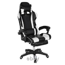 Office Gaming Chair Racing Style Computer Recliner Executive Chair with Footrest