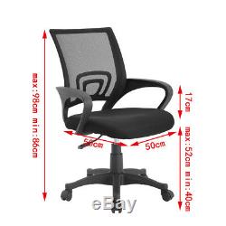 Office Mesh Chair Computer Desk Adjustable 360° Swivel Quality Designed Fabric
