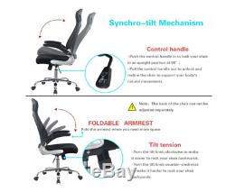 Office PC Racing Gaming Adjustable Swivel PU Leather Armchair Chair Home Game