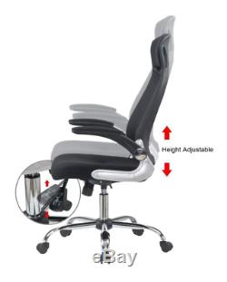 Office PC Racing Gaming Adjustable Swivel PU Leather Armchair Chair Home Game
